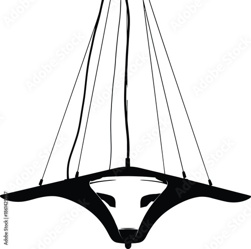 Modern pendant light fixture with unique design