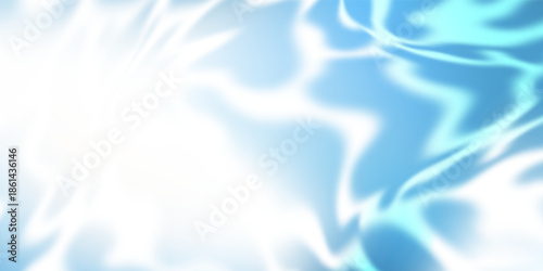 Abstract blurred shades of blue water background. Light and shadow ripples or splashes surface of water texture. Water waves with shining and reflection pattern photography for​ design artwork.