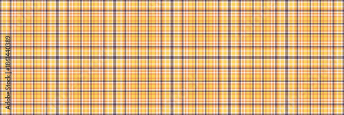 Fibrous tartan background fabric, doodle textile plaid texture. Heritage seamless check vector pattern in amber and linen colors.