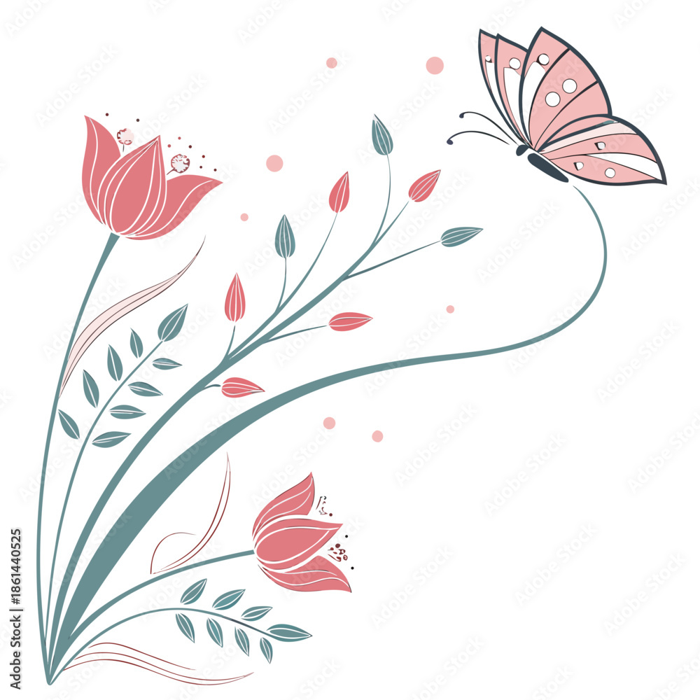 Fototapeta premium Abstract Energy Burst Symbol for Spring Vitality and Power