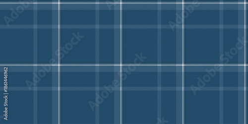 Celtic check pattern plaid, random background fabric seamless. Stitch vector tartan texture textile in cyan and sterling silver colors.