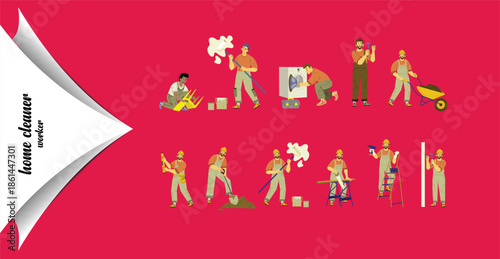 Home Maintenance and Cleaning Service Workers Collection