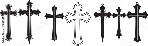 Easter day symbolism crosses representing resurrection and faith on holy easter sunday