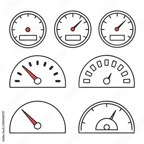 Professional Dashboard Analytics Icon Set for UI Design