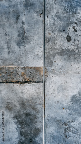 Weathered Concrete: A close-up showcases the intriguing texture of aged concrete, revealing the raw beauty of urban decay, each imperfection telling a story of time and wear.