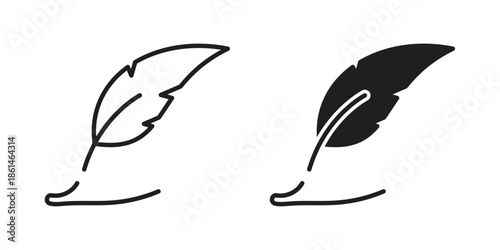 Author signs for templates, web design and infographics