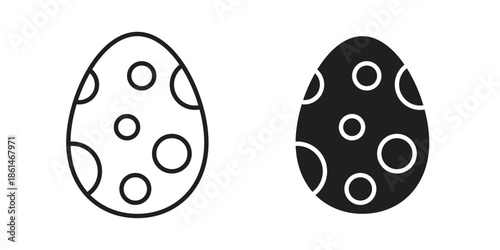 Dinosaur egg icons for templates, web design and infographics