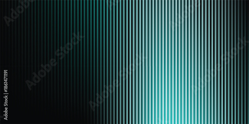 Abstract vertical lines gradient teal blue dark background