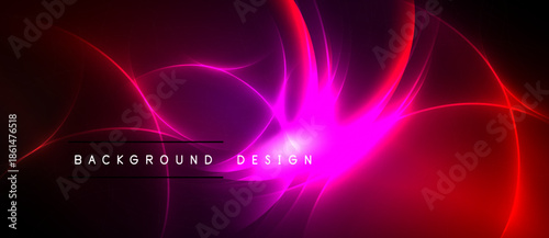 Abstract vibrant background. Pink, red hues blend, creating dynamic energy. Elegant design suitable for digital projects.