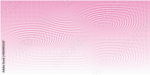 white polka dots pattern over hot pink useful as a background good effect