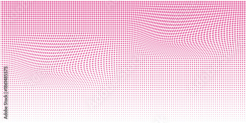 white polka dots pattern over hot pink useful as a background good effect