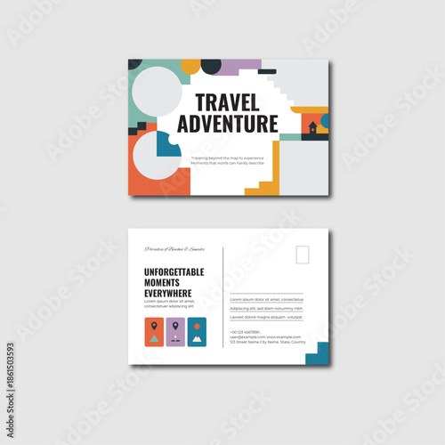 Travel Itinerary post Card