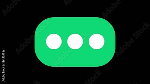 3 dots loading animation - loop
