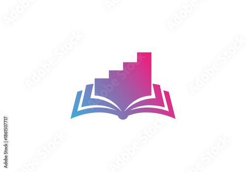 Digital Education Logo PNG with Tech Elements Design Transparent Background 