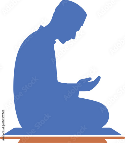 muslim men pray masjid workship Allah