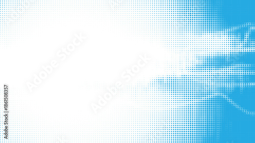 Blue Halftone Square Gradient Vector Background for Corporate Web Design, used in landing pages and presentations