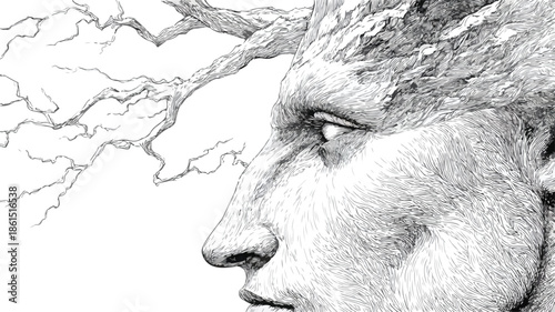 Professional Vector Digital Art with Isolated Outlines for Creative Designs