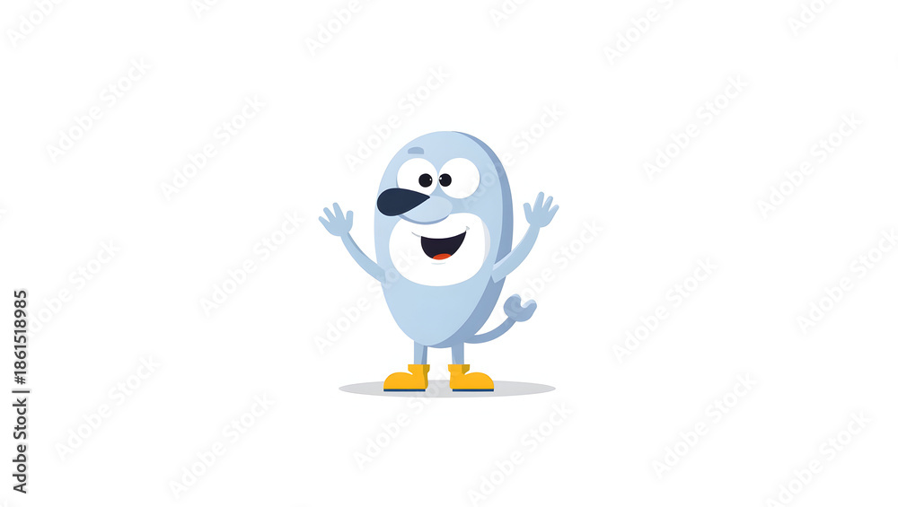 Obraz premium funny cartoon ghost
