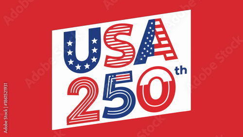 Commemorative logo celebrating the two hundred fiftieth anniversary of the USA