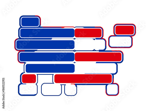 creative abstract simplifie...