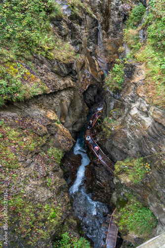 Sigmund Thun Klamm gorge near Kaprun, Austria