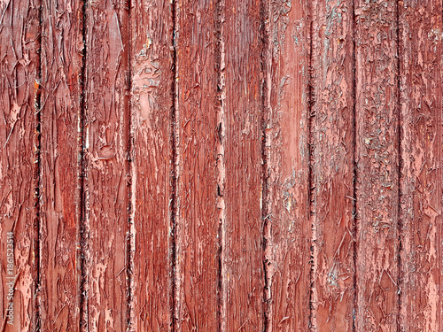 Red boards wood. Planks texture background