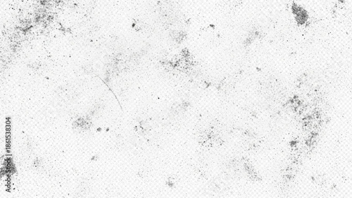 Gray and white textured background with black spots and smudges