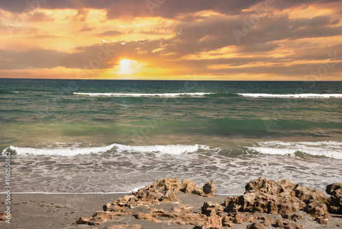 Enjoying a warm December morning at Coral Cove Park in Jupiter, Florida