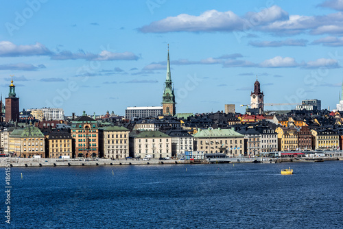 Bild auf Leinwand Panoramic view of Stockholm, Sweden