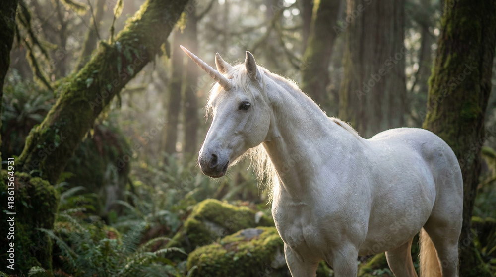 Obraz premium Forest Wildlife Unicorn