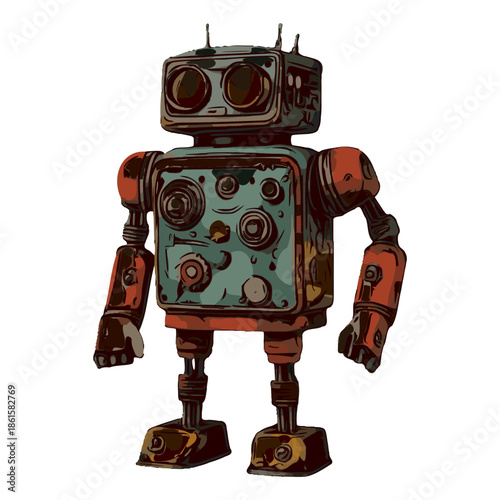 レトロなロボット