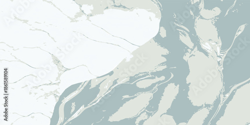 Abstract Marble Texture with Swirling Blue and White Patterns.