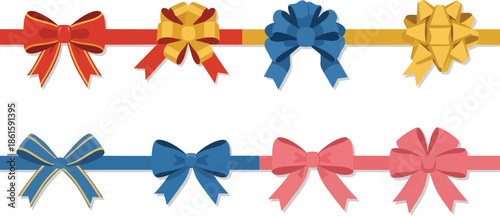hasil-akhir-49 valentine romantice colorful bows for gifts on white background