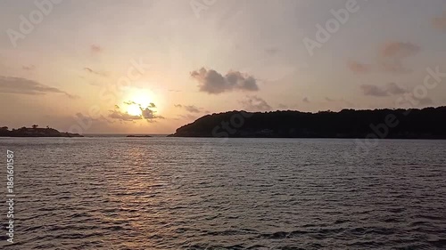 aun rise at Racha island, Phuket, Thailand