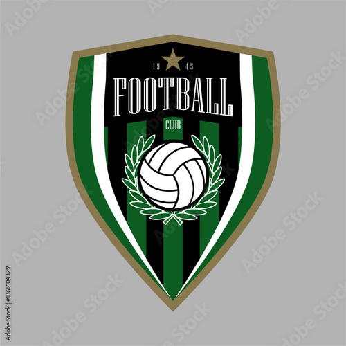 FOOTBALL ball with shield