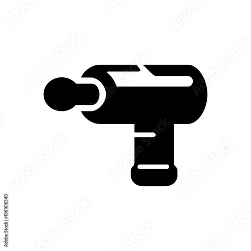 マッサージガンをモチーフにしたアイコン