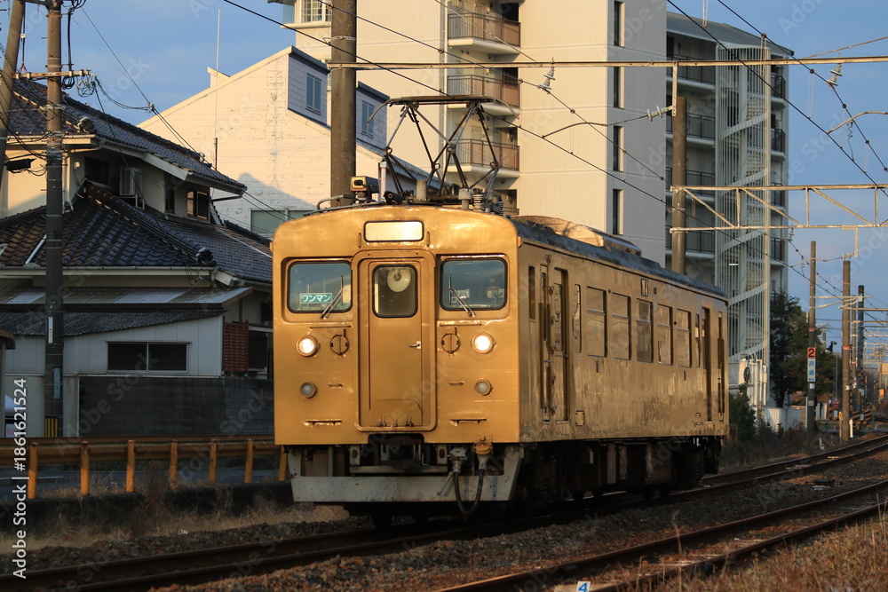 Obraz premium 小野田線 123系