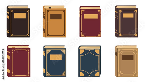 Vintage book covers collection: elegant designs and classic styles