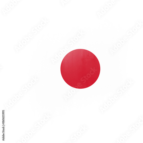 Abstract Grunge Japan Brush Flag