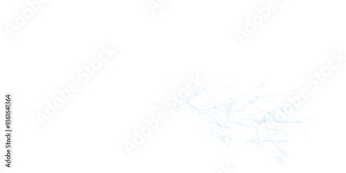 Technology dots lines connect network background.global network technology concept.