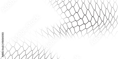 Abstract black nets with mesh texture for fishing nets background.