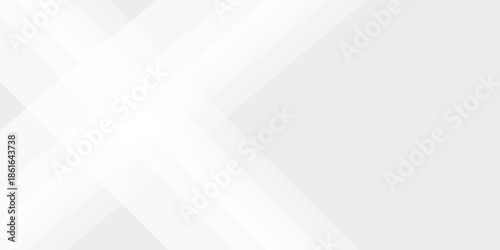 Abstract rectangle geometric modern white and gray background. Creative, modern, and simple design for digital bussines. Smooth color. Vector illustration