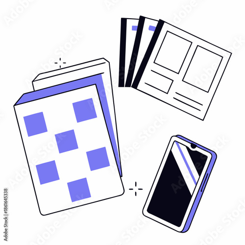 Floating Abstract Objects with Depth and Perspective