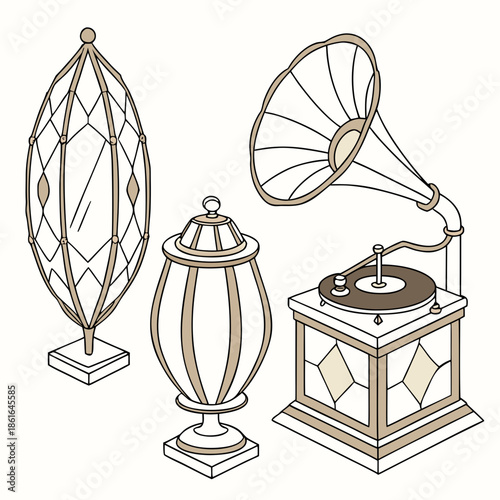 Premium Luxury Decorative Elements & Stylish Objects