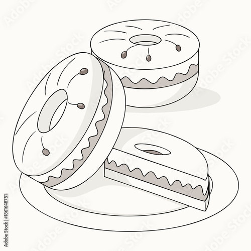 Soft Clay Style 3D Objects, Minimal Look, White Background