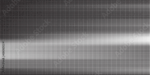 Dotted halftone gradient texture. Vanishing polka dot background. Repeating dots gradation pattern background. Black fading comic pop art overlay backdrop. Raster effect wallpaper. Vector halftone