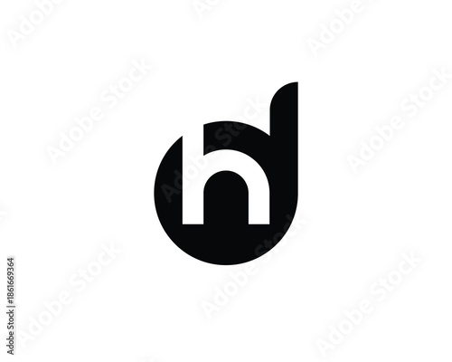 DH HD Logo Design