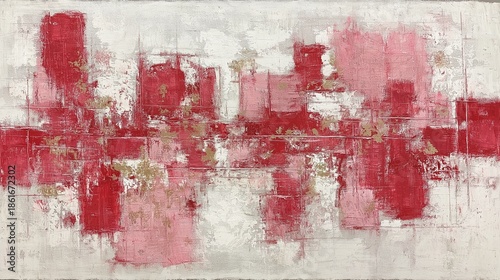 Vibrant Abstract Red Textures