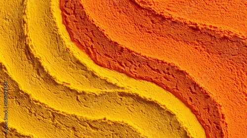 Vibrant Textured Sand Waves