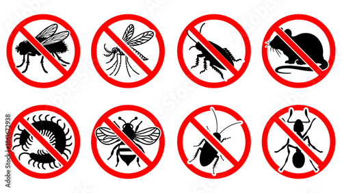 Prohibition Sign of Pest.